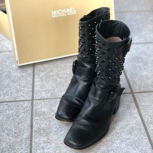 Michael Kors Studded Moto Boot